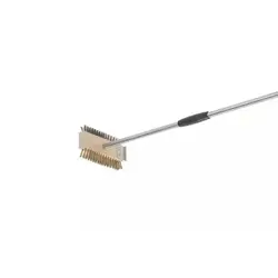 Щетка для гриля 100 см. 21*11,5 см. c металлической щетиной h=3,5 см., ручка нерж. Gimetal /1/6/