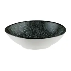 Салатник d=180 мм. 470 мл. h=55 мм. Черный Космос, форма Ваго Bonna /1/12/