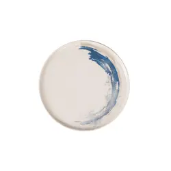 Тарелка мелкая с вертикальным бортом 21 см Quartet Aqua PIOLI