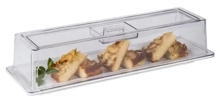 Крышка, APS, поликарбонат, прозрачная, GN 2/4, 53 * 16.2 см, h 10.5 см