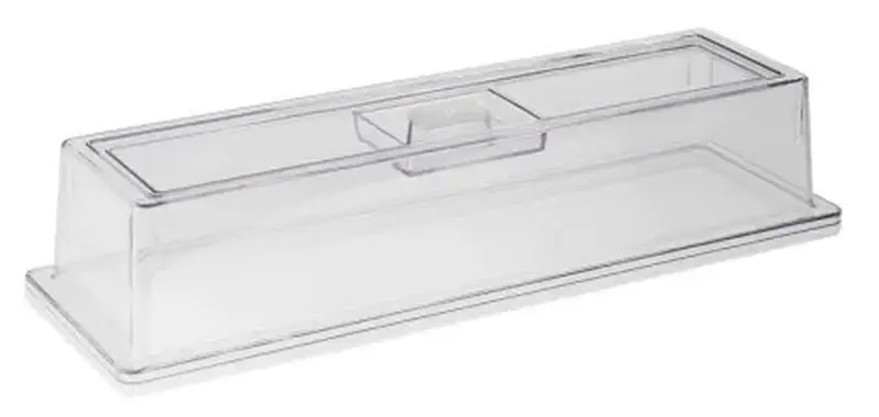Крышка, APS, поликарбонат, прозрачная, GN 2/4, 53 * 16.2 см, h 10.5 см