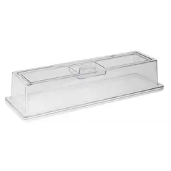 Крышка, APS, поликарбонат, прозрачная, GN 2/4, 53 * 16.2 см, h 10.5 см