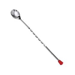 Ложка барная 30 см нерж. с пласт. кнопкой P.L. Proff Cuisine