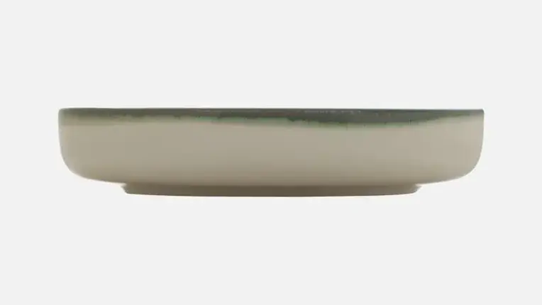 Тарелка глубокая с высоким бортом 1,4 л, d 24,2 см, h 4,8 см, цвет avocado, Perfect Match