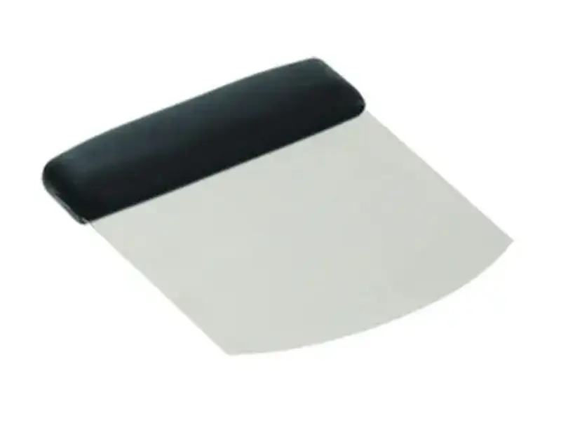 Скребок (разделитель для теста) нерж. (жесткое лезвие),Tellier, 10 см / 9 х 11 см.							