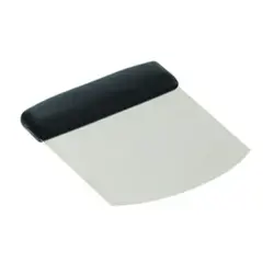 Скребок (разделитель для теста) нерж. (жесткое лезвие),Tellier, 10 см / 9 х 11 см.							