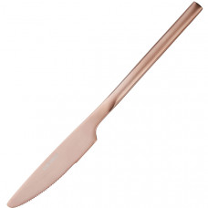 Нож столовый, KUNSTWERK, Sapporo, 22 см, цвет: розовое золото 