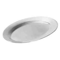 Блюдо овальное алюминий, 28*20 см