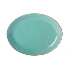 Блюдо овальное, Porland, Seasons Turquoise, 18x14 см
