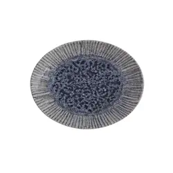 Блюдо овальное, Porland, Iris Blue, 21х16 см