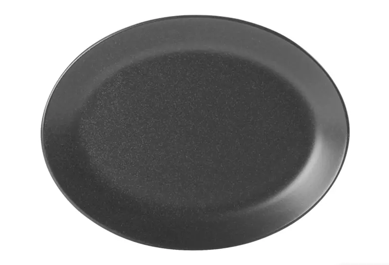 Блюдо овальное, Porland, Seasons Black, 24x19 см