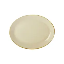 Блюдо овальное, Porland, Seasons Yellow, 24x19 см