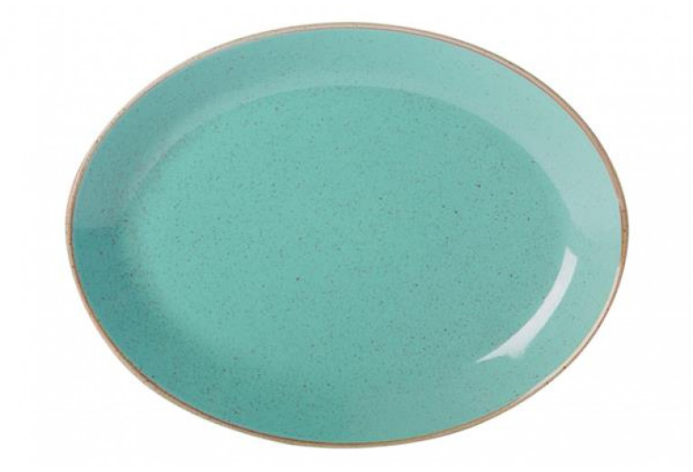 Блюдо овальное, Porland, Seasons Turquoise, 31х24 см