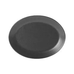 Блюдо овальное, Porland, Seasons Black, 31х24 см