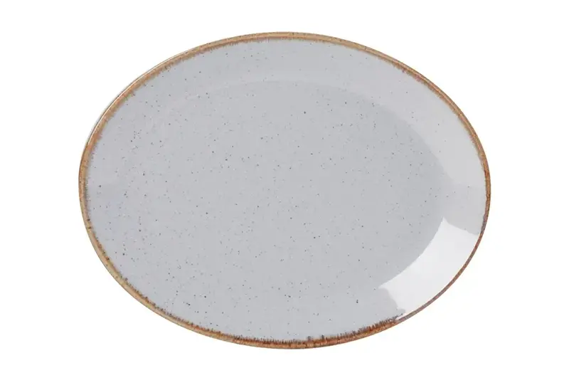 Блюдо овальное, Porland, Seasons Grey, 31х24 см