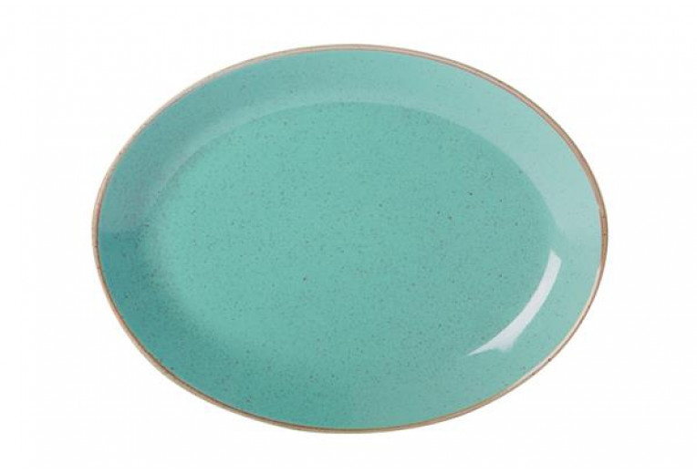 Блюдо овальное, Porland, Seasons Turquoise, 36x27 см