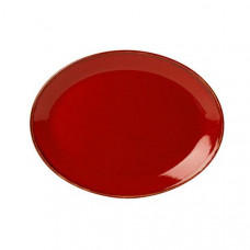 Блюдо овальное, Porland, Seasons Red, 36x27 см