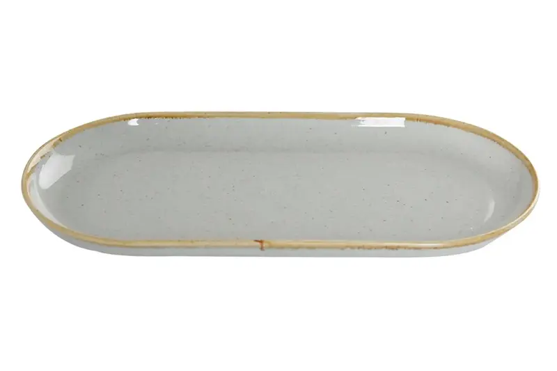 Плато овальное, Porland, Seasons Beige, 30x15 см