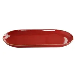 Плато овальное, Porland, Seasons Red, 30x15 см