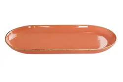 Плато овальное, Porland, Seasons Orange, 30x15 см