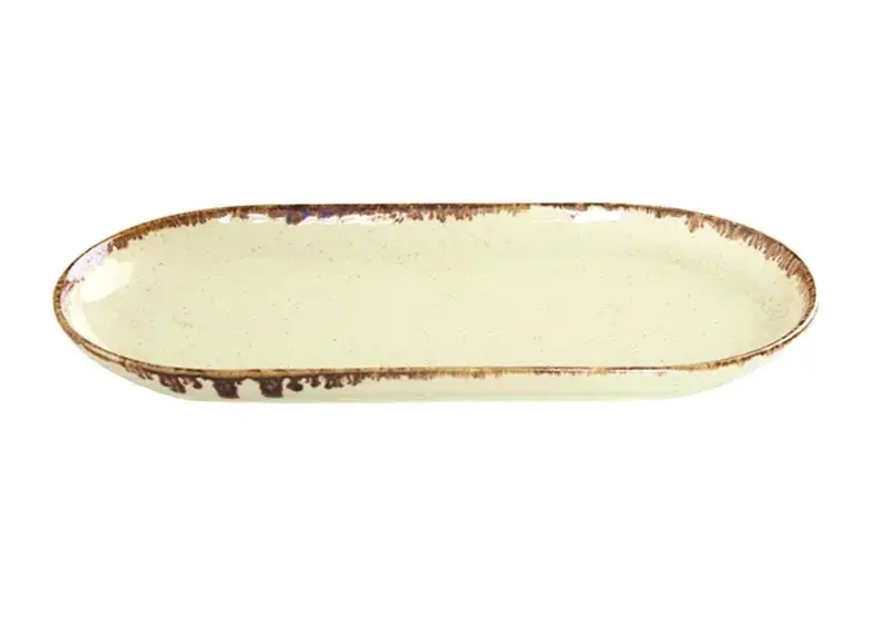 Плато овальное, Porland, Seasons Yellow, 30x15 см