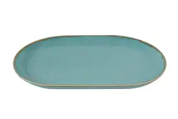 Блюдо овальное, Porland, Seasons Turquoise, 32х20 см