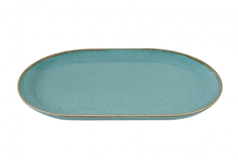 Блюдо овальное, Porland, Seasons Turquoise, 32х20 см