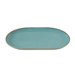 Блюдо овальное, Porland, Seasons Turquoise, 32х20 см