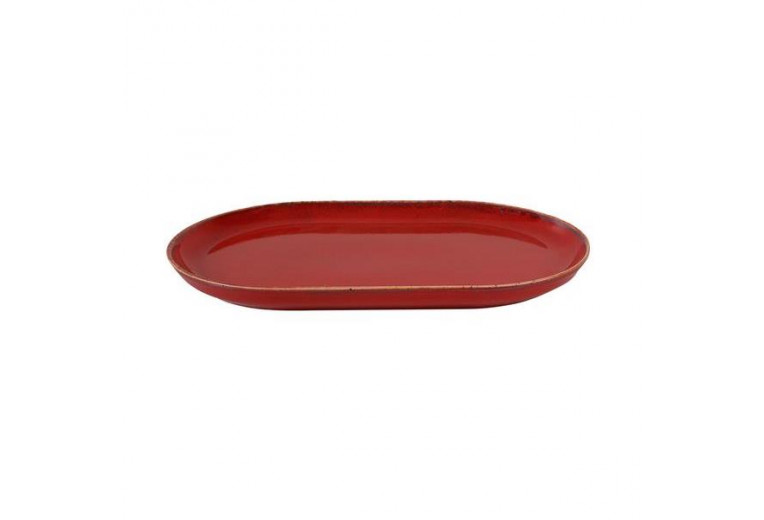 Блюдо овальное, Porland, Seasons Red, 32х20 см