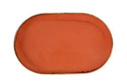 Блюдо овальное, Porland, Seasons Orange, 32х20 см