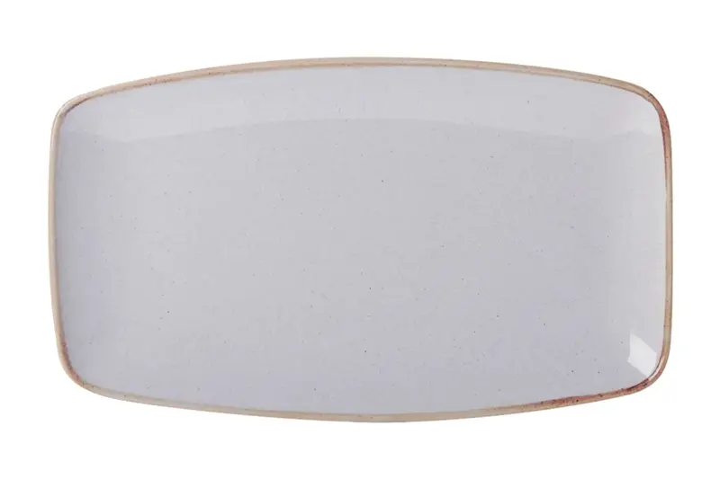 Блюдо прямоугольное с закругленными краями, Porland, Seasons Grey, 31х18 см