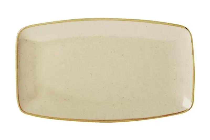 Блюдо прямоугольное с закругленными краями, Porland, Seasons Yellow, 31х18 см