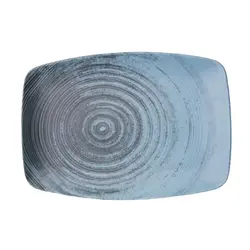 Блюдо прямоугольное, Porland, Lykke Turquoise, 27х19 см