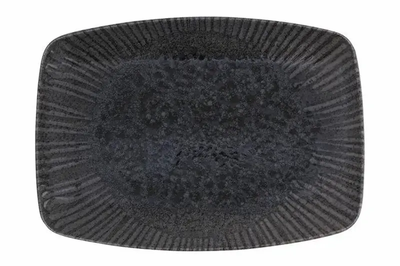 Блюдо прямоугольное, Porland, Iris Grey, 32х23 см