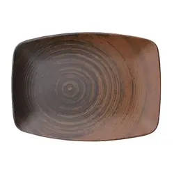 Блюдо прямоугольное, Porland, Lykke Brown, 32х23 см