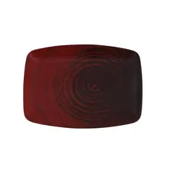 Блюдо прямоугольное, Porland, Lykke Red, 32х23 см