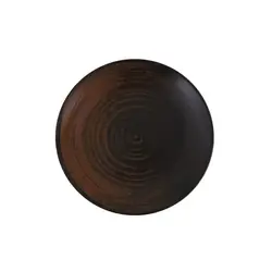Тарелка плоская без рима, Porland, Lykke Brown, 17 см