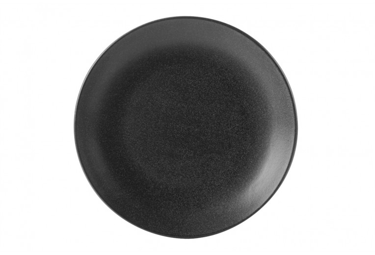Тарелка плоская, Porland, Seasons Black, 18 см 