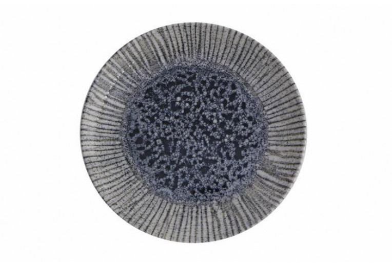 Тарелка плоская без рима, Porland, Iris Blue, 25 см 
