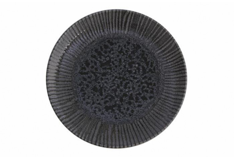 Тарелка плоская без рима, Porland, Iris Grey, 25 см 