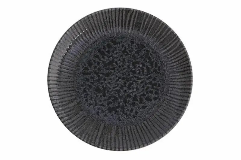 Тарелка плоская без рима, Porland, Iris Grey, 25 см 