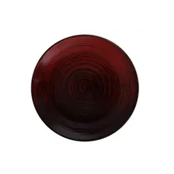 Тарелка плоская без рима, Porland, Lykke Red, 25 см