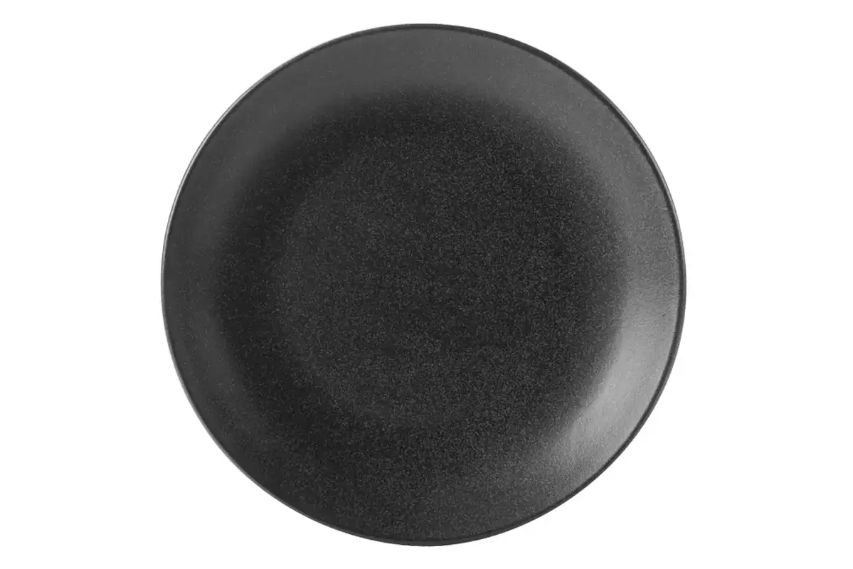 Тарелка плоская, Porland, Seasons Black, 30 см 