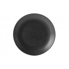 Тарелка плоская, Porland, Seasons Black, 30 см 