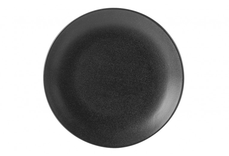 Тарелка плоская, Porland, Seasons Black, 30 см 