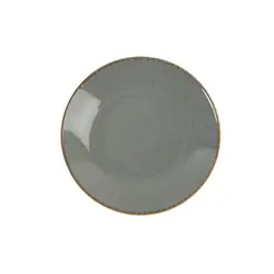 Тарелка полуглубокая, Porland, Seasons Dark Grey, 21 см 
