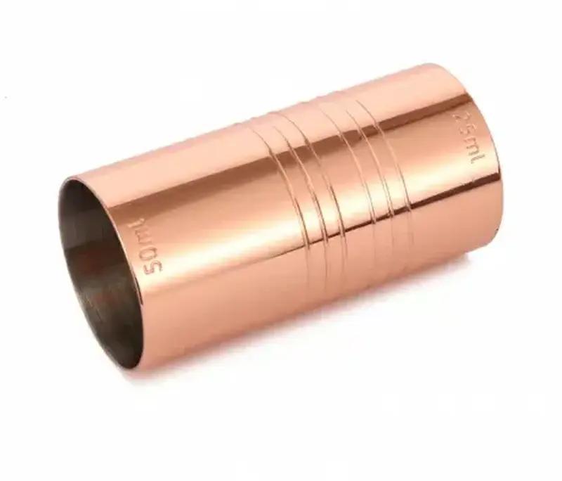 Джиггер металлический, P.L.- Barbossa, 25x50 мл, 7,5 см, медный цвет