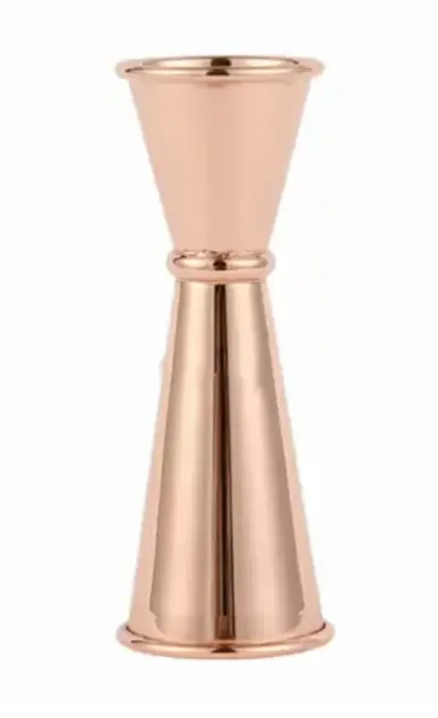 Джиггер металлический, P.L.- Barbossa, 25x50 мл, 11 см, медный цвет
