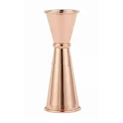 Джиггер металлический, P.L.- Barbossa, 25x50 мл, 11 см, медный цвет