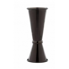 Джиггер металлический, P.L.- Barbossa, 25x50 мл, 11 см, черный цвет